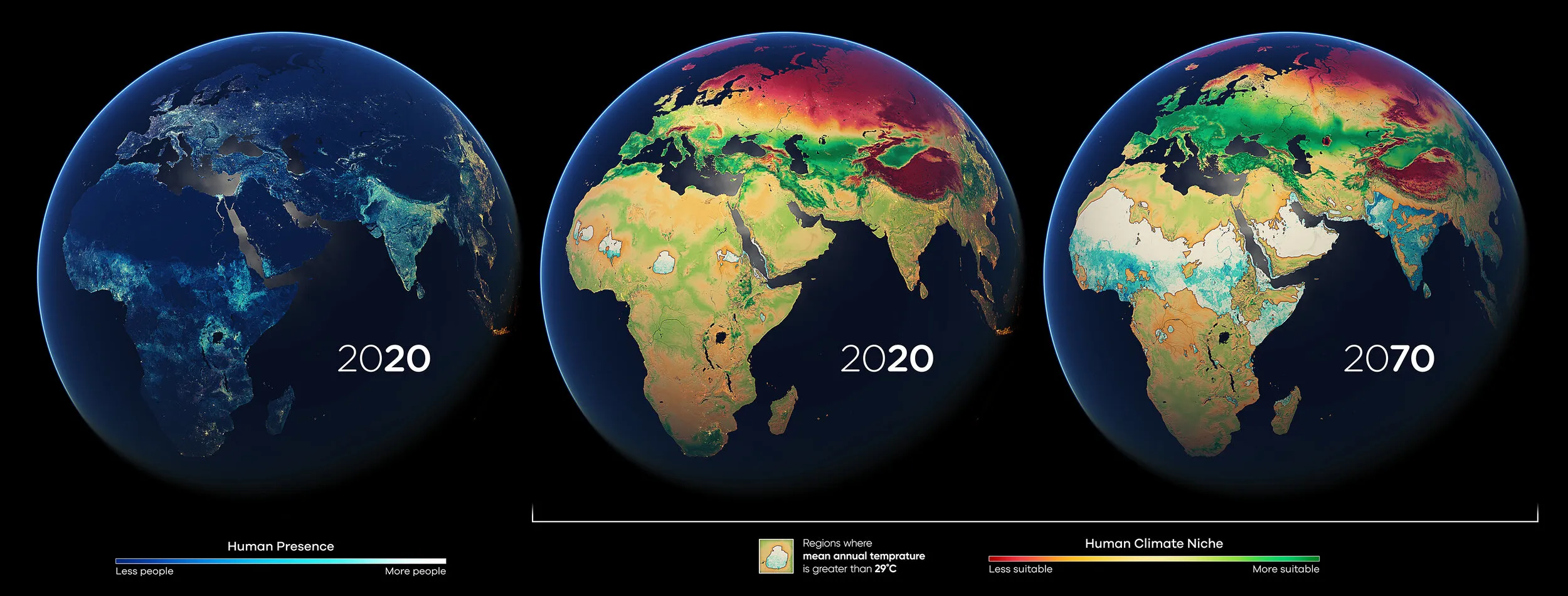 Human Climate Niche - Afro-Eurasia