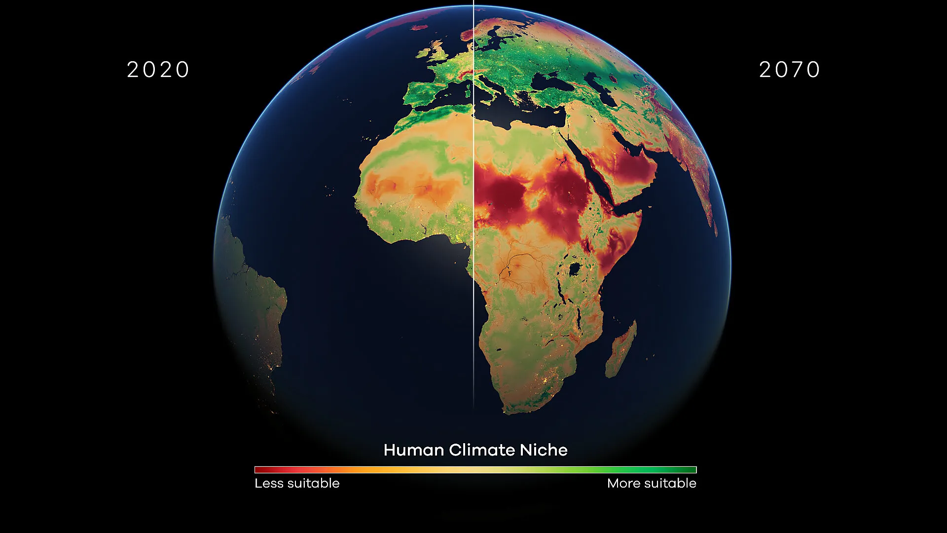 Human Climate Niche - Crop and habitability