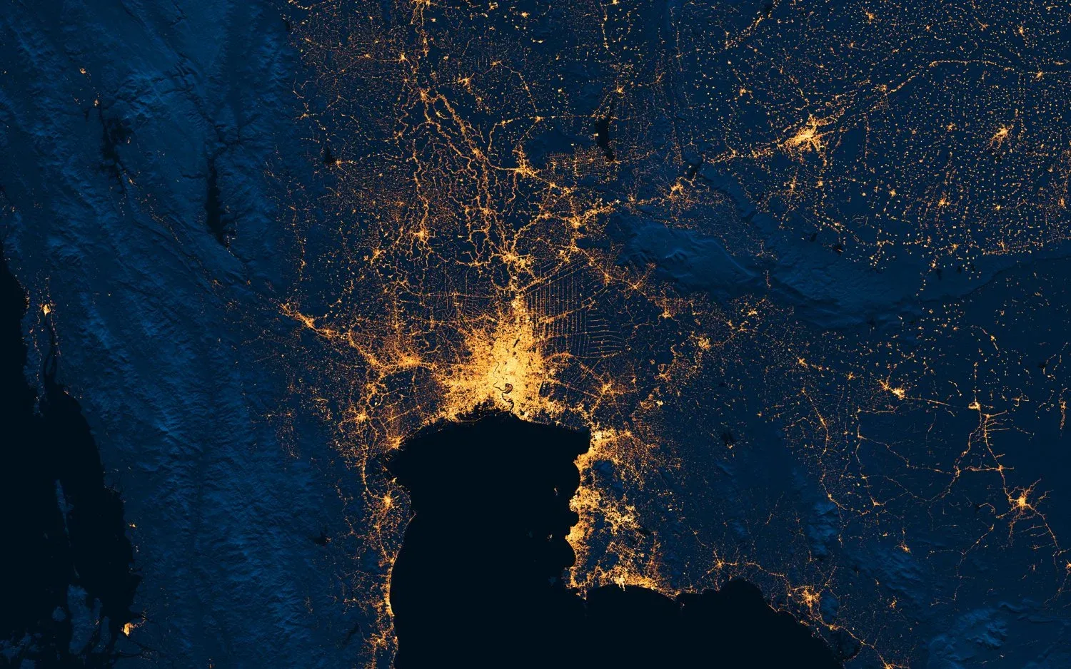 Bangkok urban sprawl