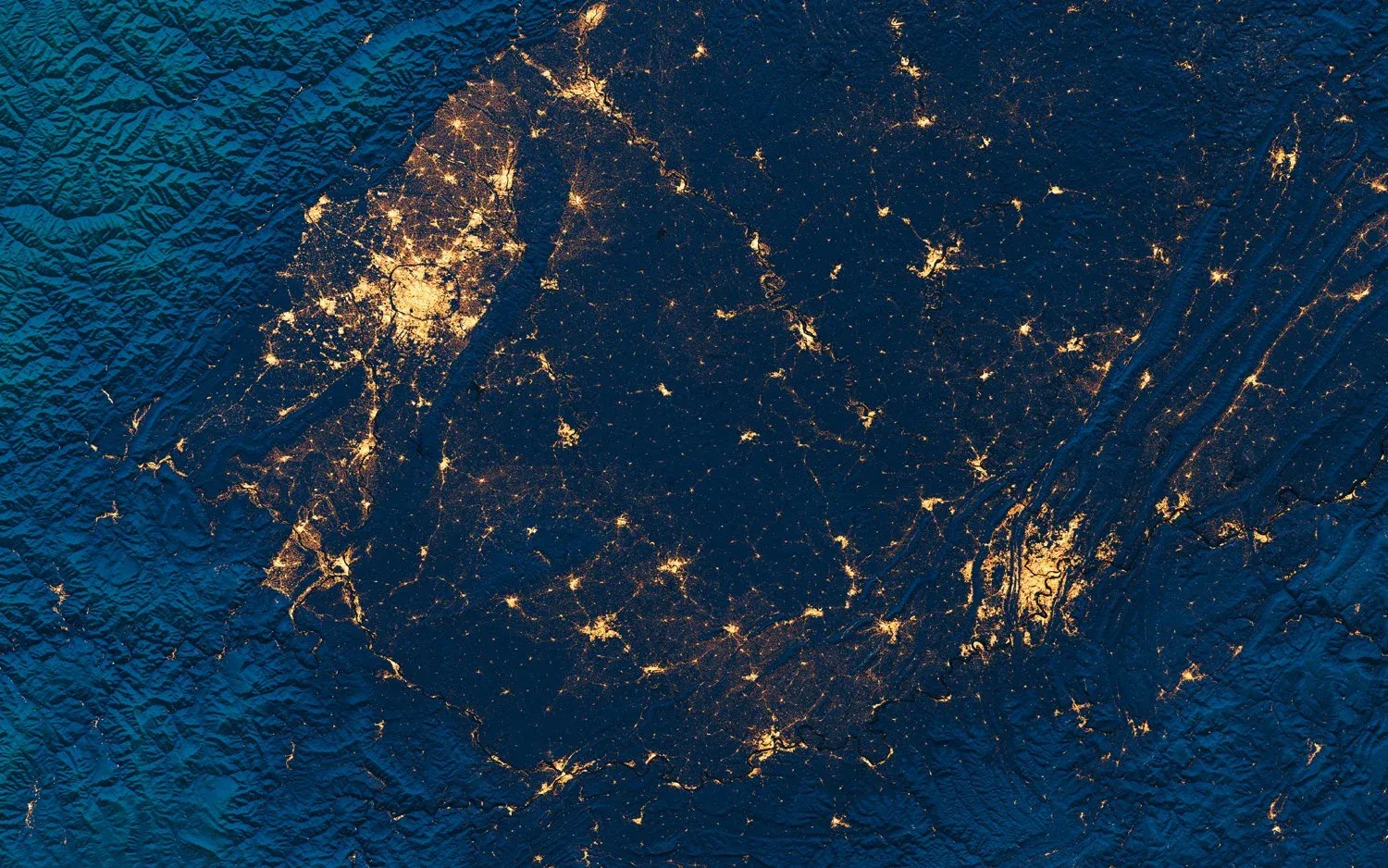 Chengdu-Chongqing urban sprawl