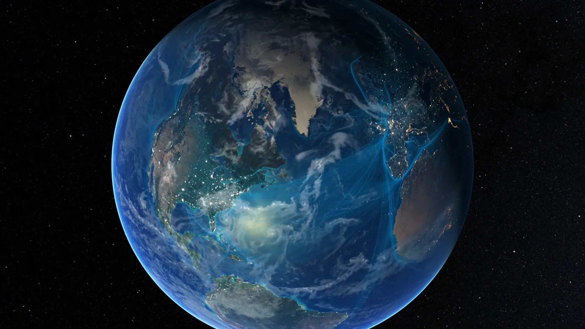 IPCC data visualization - CO2 concentrations